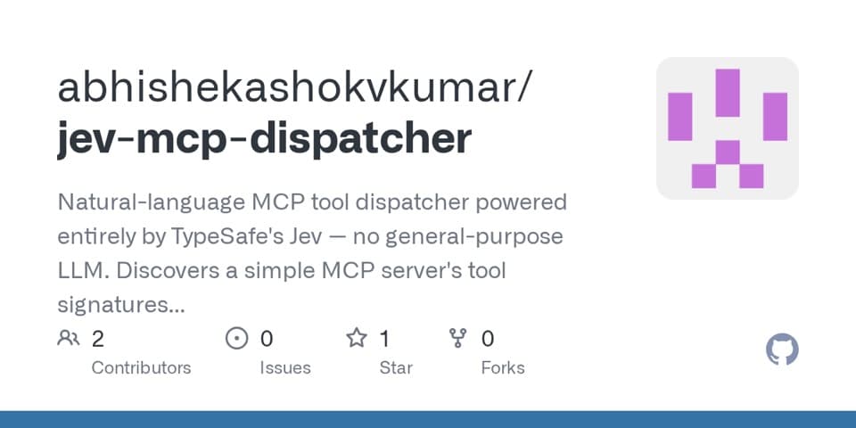 Preview of jev-mcp-dispatcher, from its source