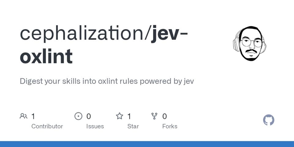 Preview of jev-oxlint, from its source