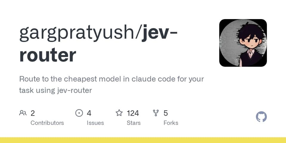 Preview of jev-router, from its source
