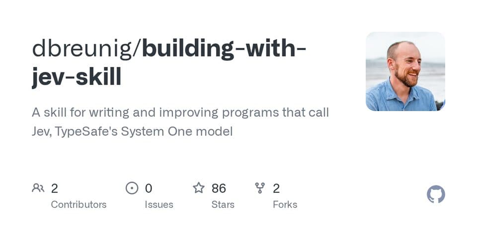Preview of Building with Jev, from its source