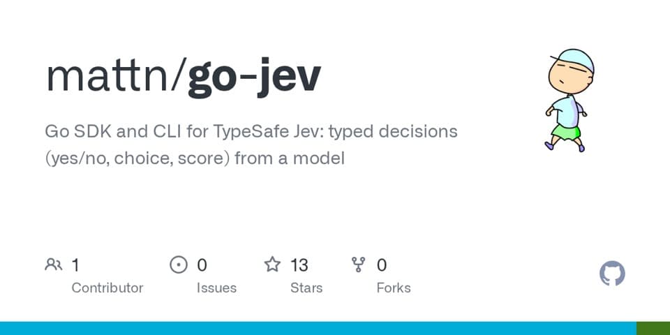 Preview of go-jev, from its source