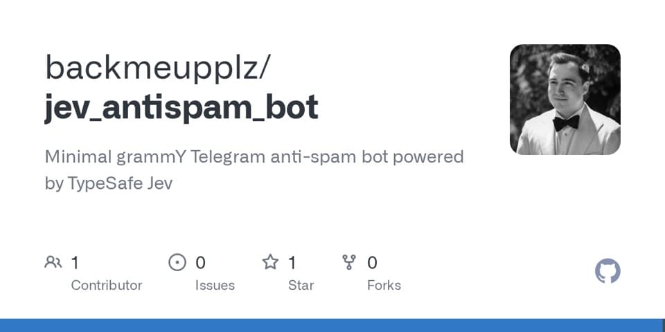 Preview of Jev Anti-Spam Bot, from its source