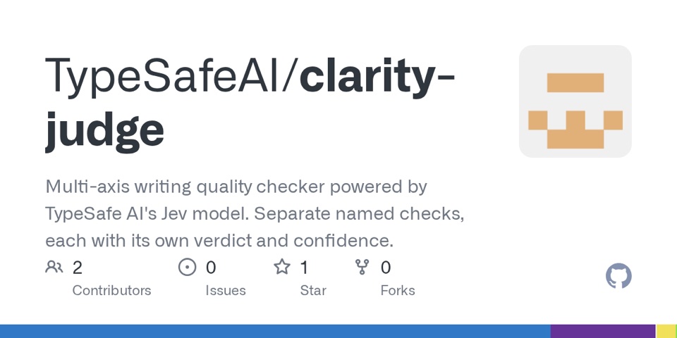 Clarity Judge