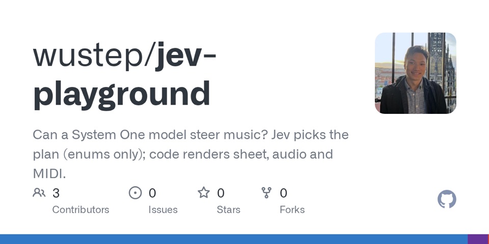 Can Jev steer music?