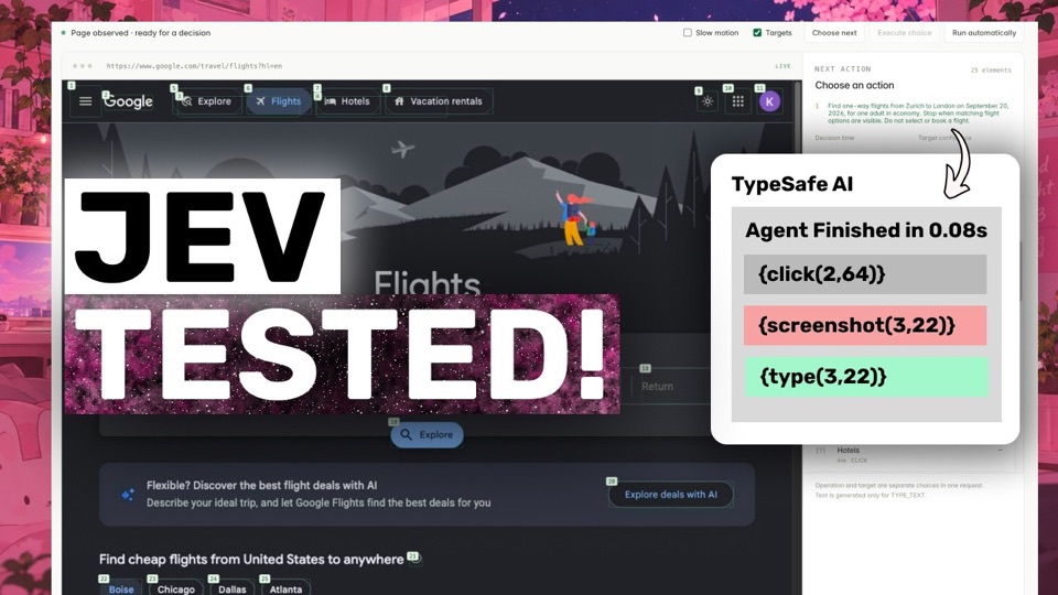 Jev and Browser Use, fully tested