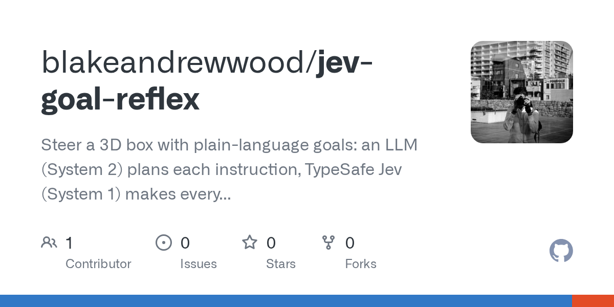 Plain Language 3D Box Control with LLM and Jev
