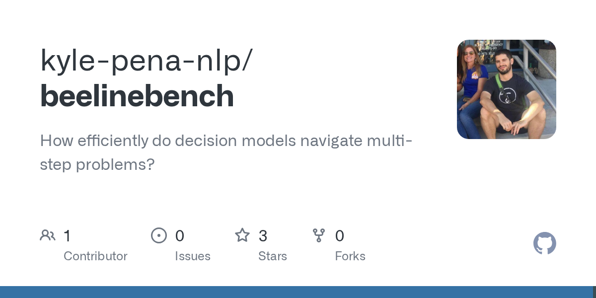GitHub card for BeelineBench