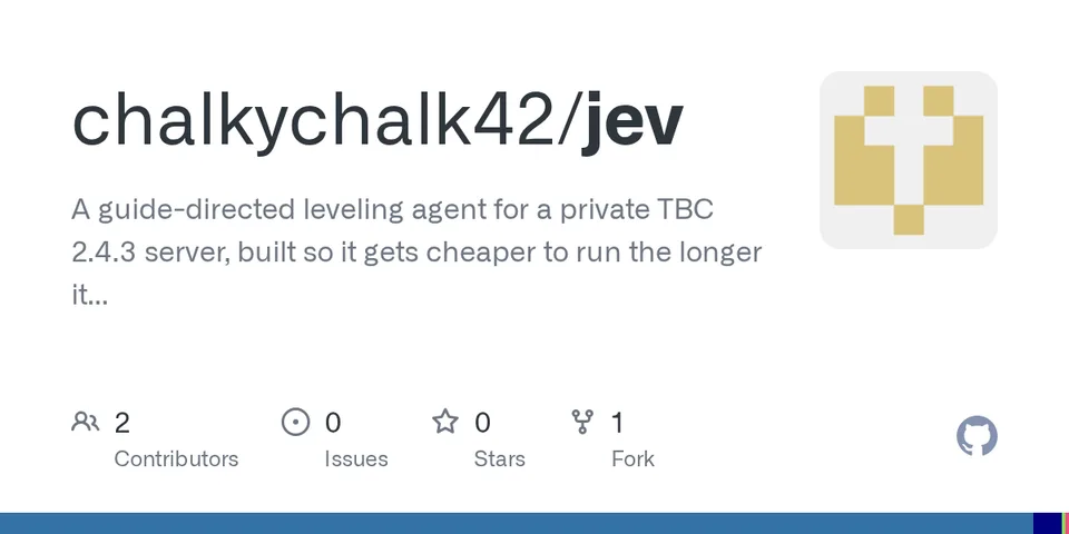 GitHub card for A leveling agent that gets cheaper as it runs