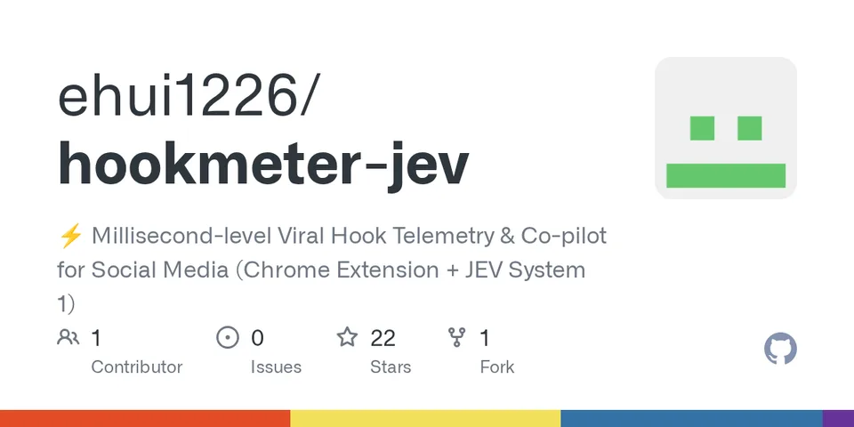 GitHub card for hookmeter-jev