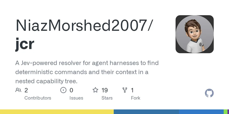 GitHub card for jcr