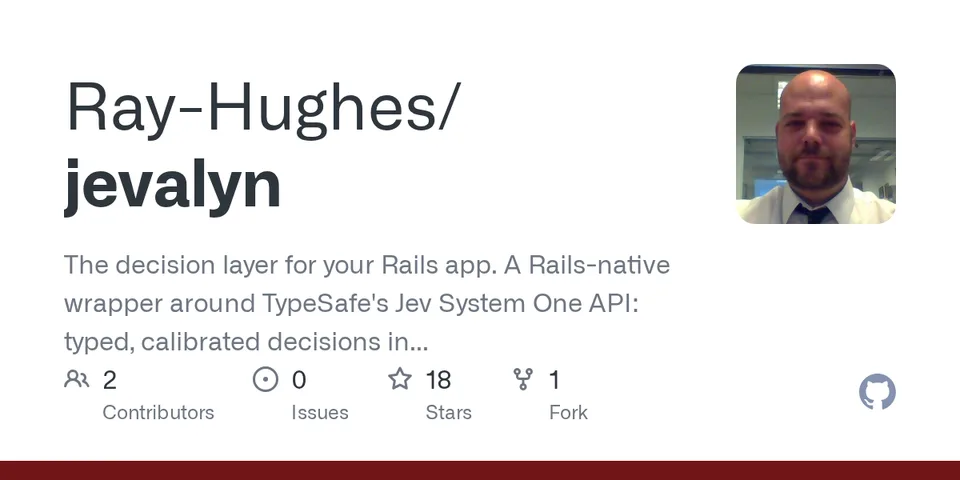 GitHub card for jevalyn