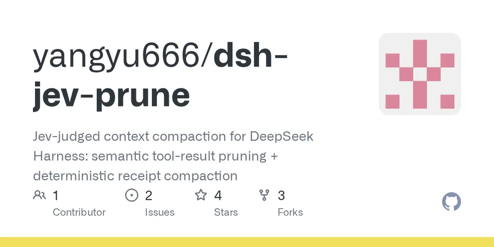 GitHub card for dsh-jev-prune