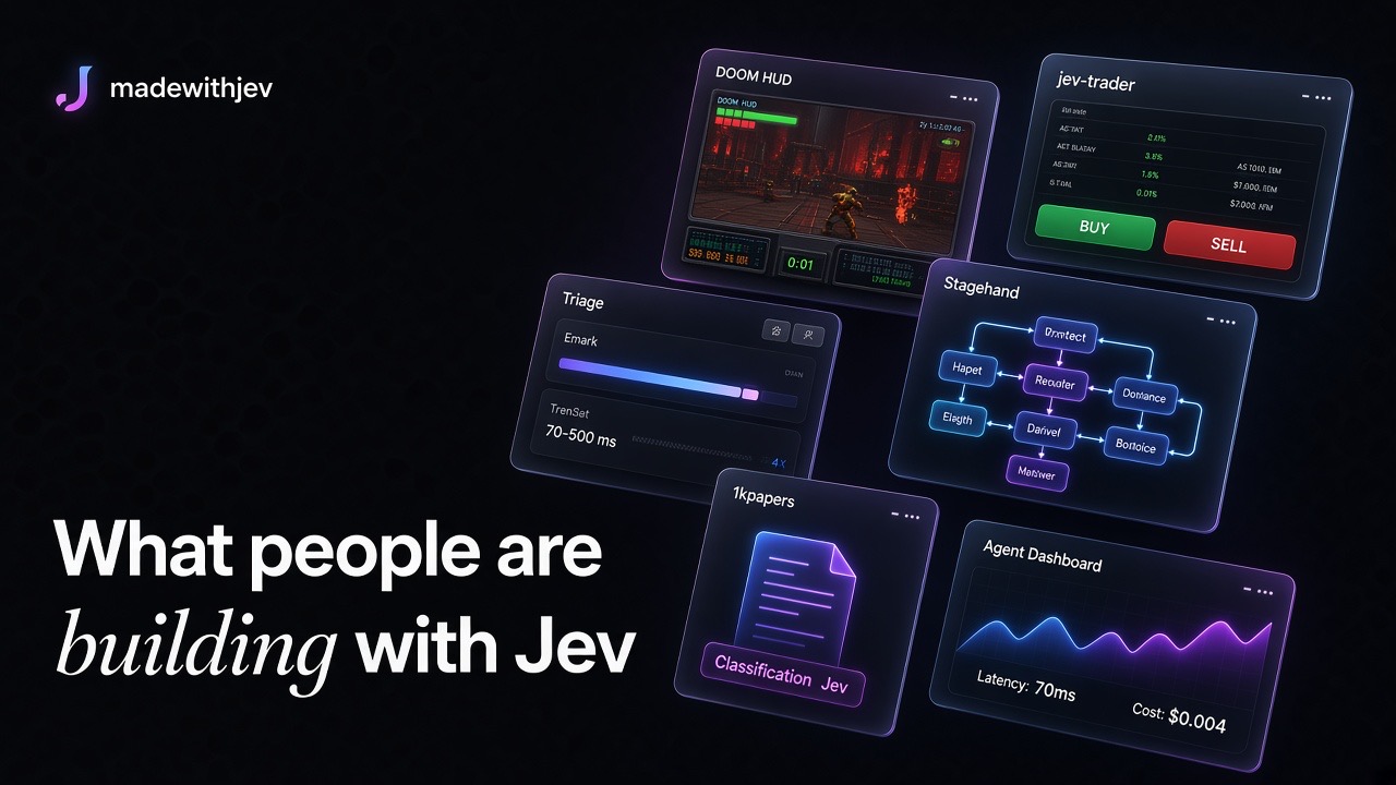 What people built with Jev since it launched